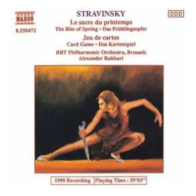 CD Igor Stravinsky: Le Sacre Du Printemps • Jeu De Cartes