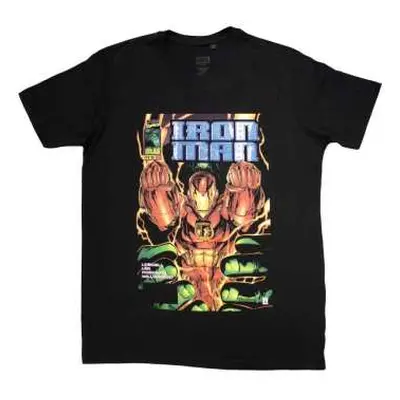 Marvel Comics Unisex T-shirt: Iron Man Fist Comic Cover (x-large) XL