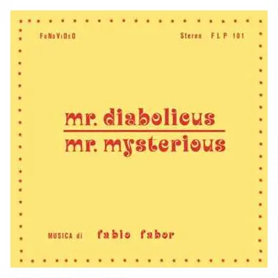 LP/CD Fabio Fabor: Mr. Diabolicus - Mr. Mysterious