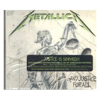 3CD Metallica: ...And Justice For All