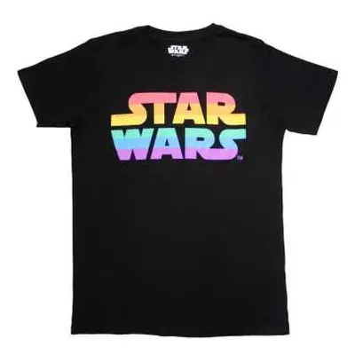 Star Wars Unisex T-shirt: Rainbow Logo (x-large) XL