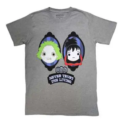 Beetlejuice Unisex T-shirt: Never Trust The Living (small) S