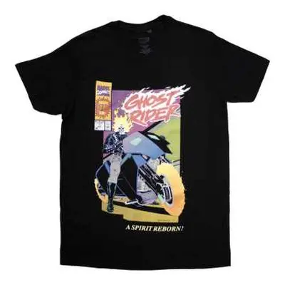 Marvel Comics Unisex T-shirt: Ghost Rider Spirit Reborn Comic Cover (medium) M