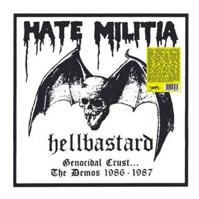 2LP Hellbastard: Genocidal Crust:The Demos 1986 - 1987