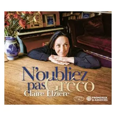 CD Claire Elzière: N'oubliez Pas Gréco