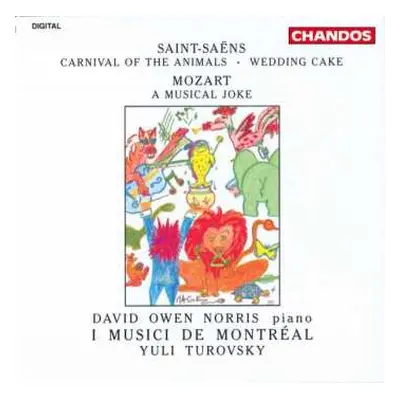 CD Wolfgang Amadeus Mozart: Carnival Of The Animals · Wedding Cake / A Musical Joke