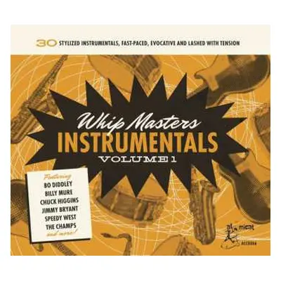 CD Various: Whip Masters Instrumentals Volume 1 (30 Stylized Instrumentals, Fast-Paced, Evocativ