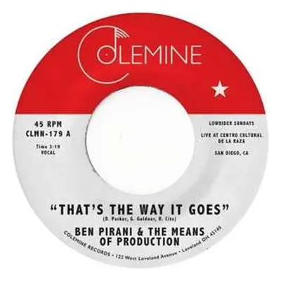 SP Ben Pirani: That’s The Way It Goes / Dreamin’s For Free