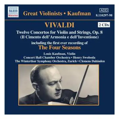 2CD Various: Twelve Concertos For Violin And Strings, Op.8