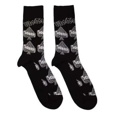 Motorhead Unisex Ankle Socks: Ace Of Spades Repeat (uk Size 7 - 11) 42 - 47