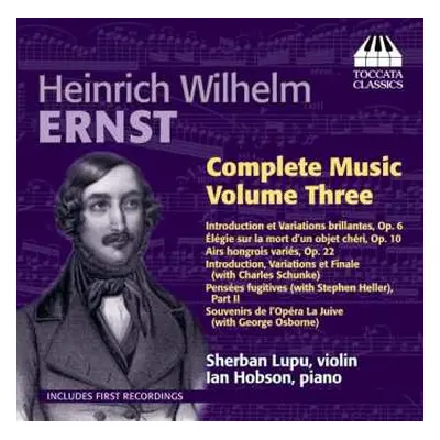 CD Ian Hobson: Complete Music, Volume Three