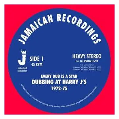 EP Harry J Allstars: Every Dub Is A Star / Dubbing At Harry J's 1972-75