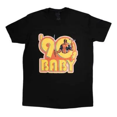 Marvel Comics Unisex T-shirt: Deadpool '90s Baby (small) S