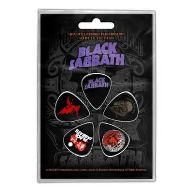 Sada Trsátek Purple Logo Black Sabbath