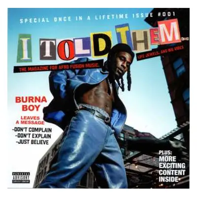 CD Burna Boy: I Told Them...