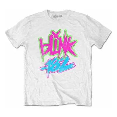 Dětské Tričko Neon Logo Blink-182 7-8 let