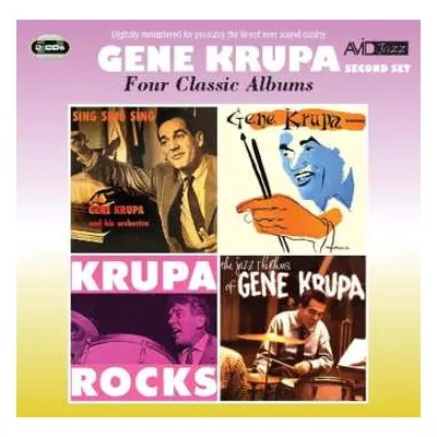 2CD Gene Krupa: Four Classic Albums: Sing, Sing, Sing / Gene Krupa Quartet / Krupa Rocks / The J