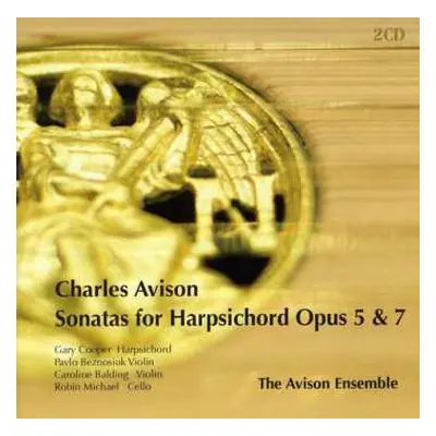 2CD Charles Avison: Sonaten Für 2 Violinen,cello & Cembalo Opp.5 & 7