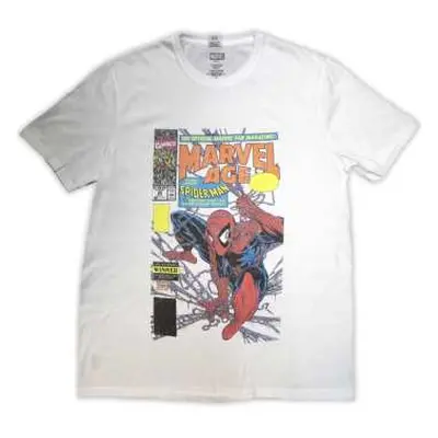 Marvel Comics Unisex T-shirt: Spider-man Marvel Age Comic Cover (medium) M