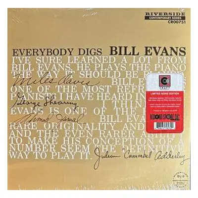 LP The Bill Evans Trio: Everybody Digs Bill Evans LTD