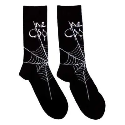 Alice Cooper Unisex Ankle Socks: Web (uk Size 7 - 11) 42 - 47