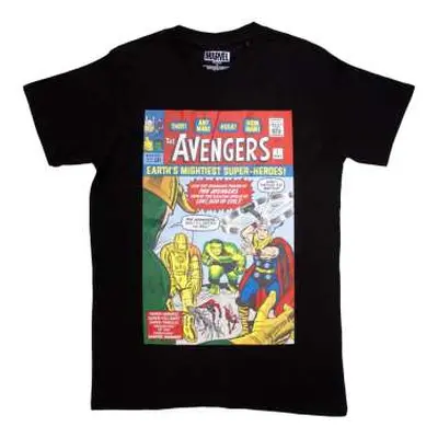 Marvel Comics Unisex T-shirt: Earth's Mightiest... Comic Cover (small) S