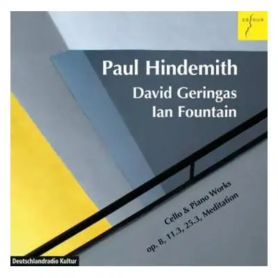 CD Paul Hindemith: Werke Für Cello & Klavier