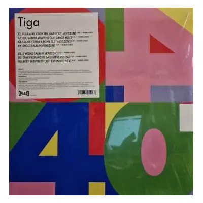 LP Tiga: [PIAS] 40