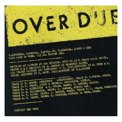 CD Circuit Des Yeux: Overdue