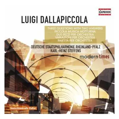 CD Luigi Dallapiccola: Three Questions With Two Answers • Piccola Musica Notturna • Due Pezzi • 