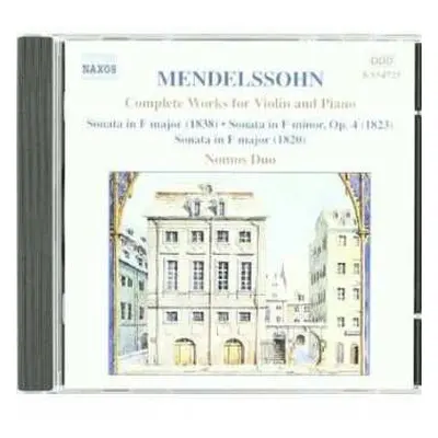 2CD Felix Mendelssohn-Bartholdy: Complete Works For Violin