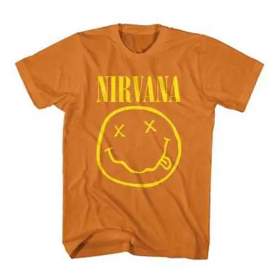 Nirvana Kids T-shirt: Yellow Happy Face (7-8 Years) 7-8 let