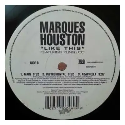 LP Marques Houston: Favorite Girl / Like This