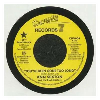 SP Ann Sexton: You've Been Gone Too Long / I Had A Fight With Love