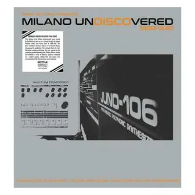 LP Various: Fred Ventura presents Milano Undiscovered 1988 - 1992