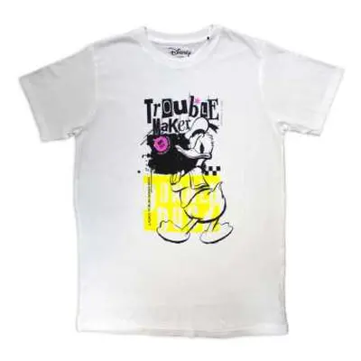 Donald Duck Unisex T-shirt: Trouble Maker (medium) M