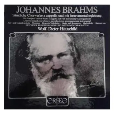 6LP/Box Set Johannes Brahms: Sämtliche Chorwerke A Cappella Und Mit Instrumentalbegleitung