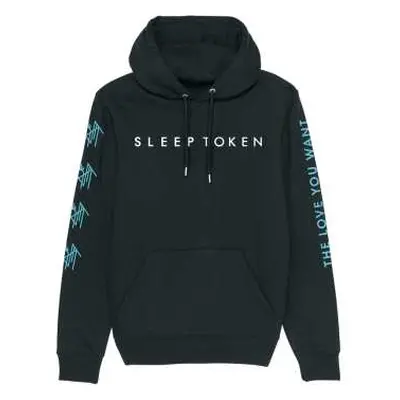 Sleep Token Unisex Pullover Hoodie: The Love You Want Heart (back Print, Sleeve Print) (medium) 