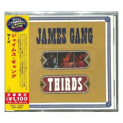 CD James Gang: Thirds LTD