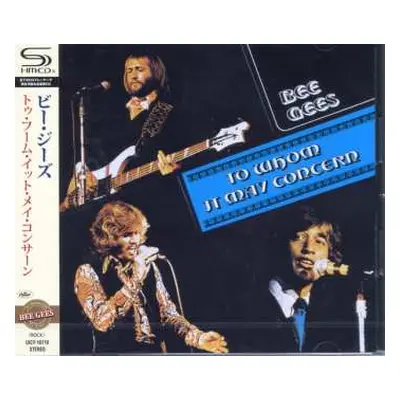 CD Bee Gees: To Whom It May Concern = トゥ・フーム・イット・メイ・コンサーン