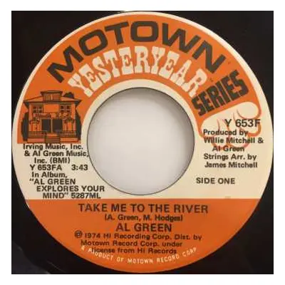 SP Al Green: Take Me To The River / Have A Good Time