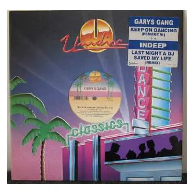 LP Gary's Gang: Keep On Dancin (Remake 91) / Last Night A DJ Saved My Life (Remix 91)