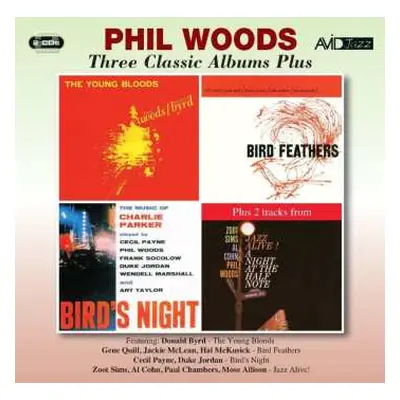 2CD Phil Woods: Three Classic Albums Plus