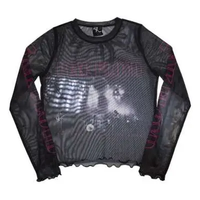 Pink Floyd Ladies Long Sleeve T-shirt: Live Band (mesh) (large) L