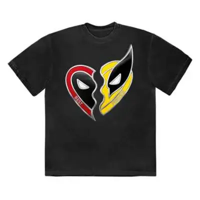 Marvel Comics Unisex T-shirt: Deadpool Best Friends (medium) M