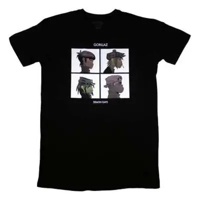 Gorillaz Ladies T-shirt Dress: Demon Days (large) L