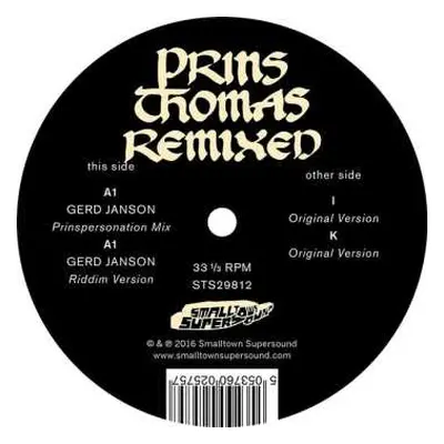 LP Prins Thomas: Remixed