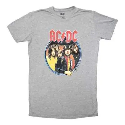 Ac/dc Ladies T-shirt Dress: Highway To Hell Circle (x-small) XS