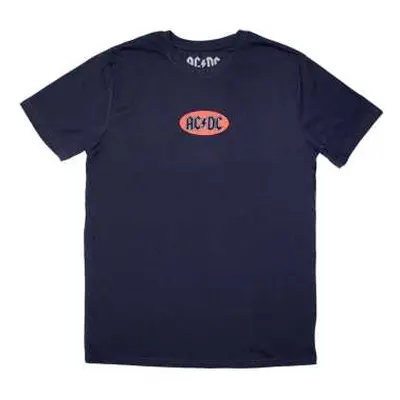 Ac/dc Unisex T-shirt: Mini Oval Logo (x-large) XL