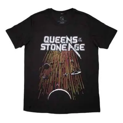 Queens Of The Stone Age Unisex T-shirt: Meteor Shower (medium) M